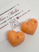Load image into Gallery viewer, Amber Orange Snap bar & Hearts