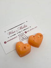 Load image into Gallery viewer, Amber Orange Snap bar & Hearts